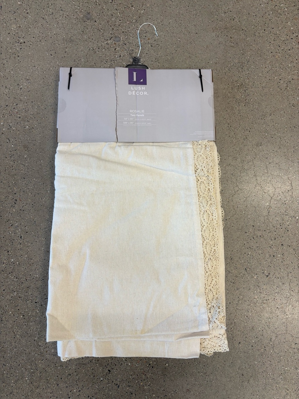 Curtain Panels in off white